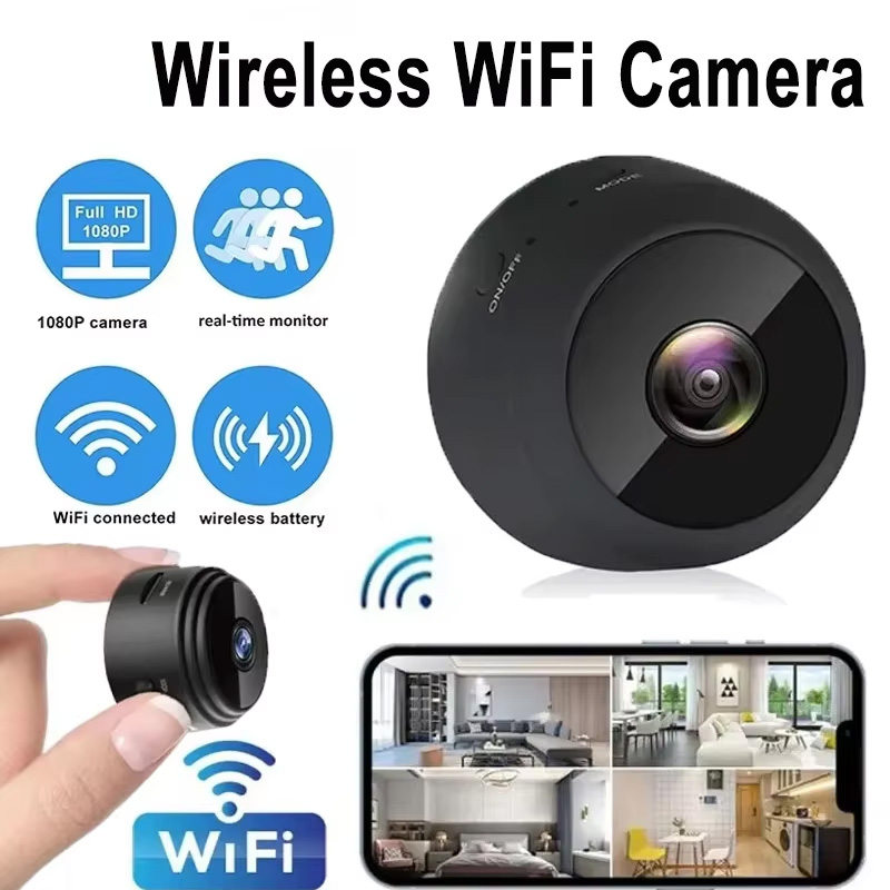 Home Security And Monitoring - Yeni A9 Kamera Wifi 1080p HD