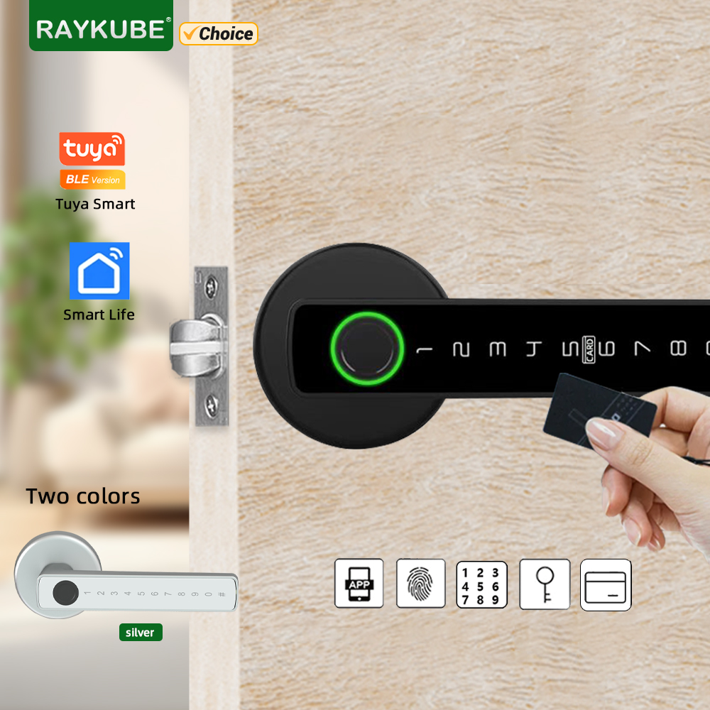 Home Security Keypad - RAYKUBE M5 Tuya BLE Akıllı Parmak