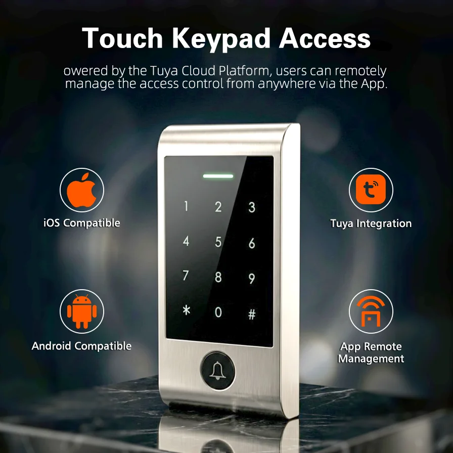 Home Security Keypad - Gelişmiş WIFI Uzaktan Kumandalı Dokunmatik Tuş