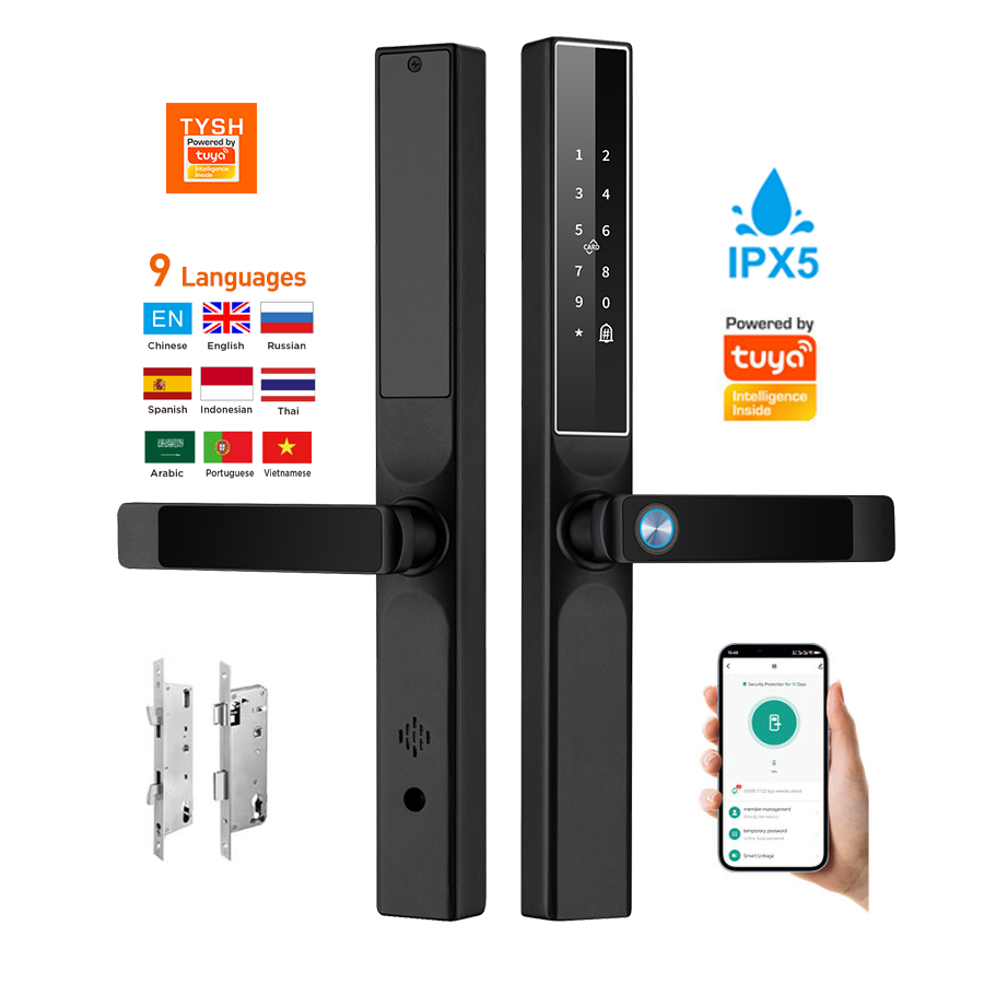 Home Security Keypad - Tuya Uygulaması Parmak İzi Kapı Kilidi