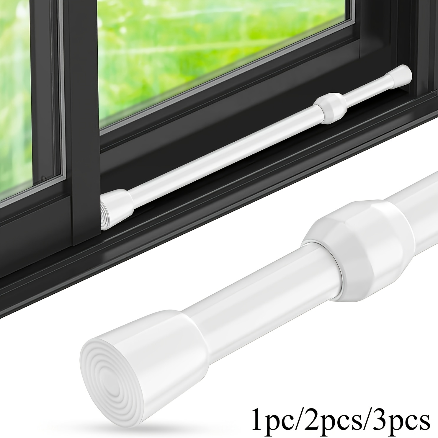 Home Security Bars - Ayarlanabilir Güvenlik Bağı: Cilalı Metal Ayarlanabilir
