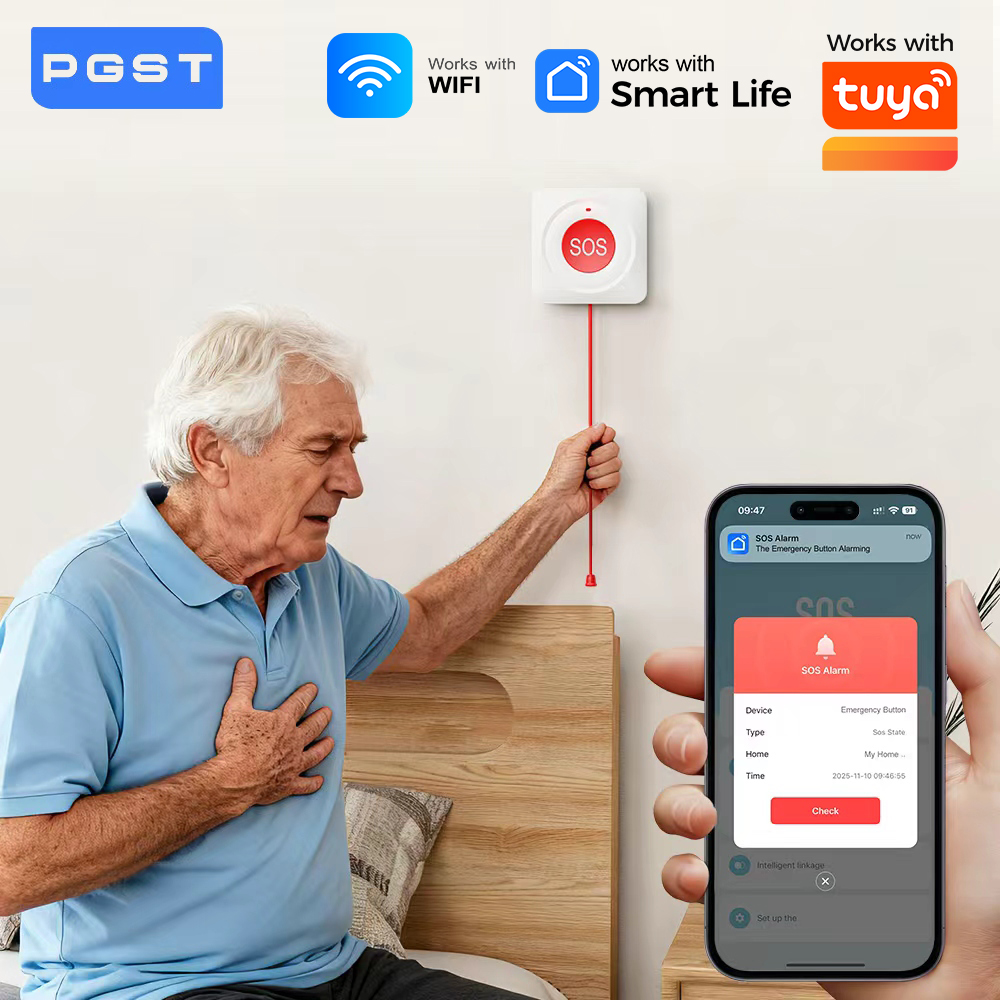 Home Security Gadgets - WIFI Zigbee Düğmeler SOS Butonu Tuya