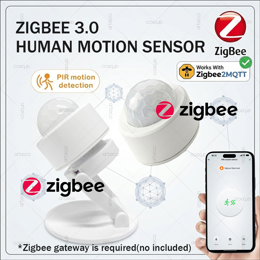 Home Security Gadgets - Zigbee 3.0 Mini PIR Hareket Sensörü