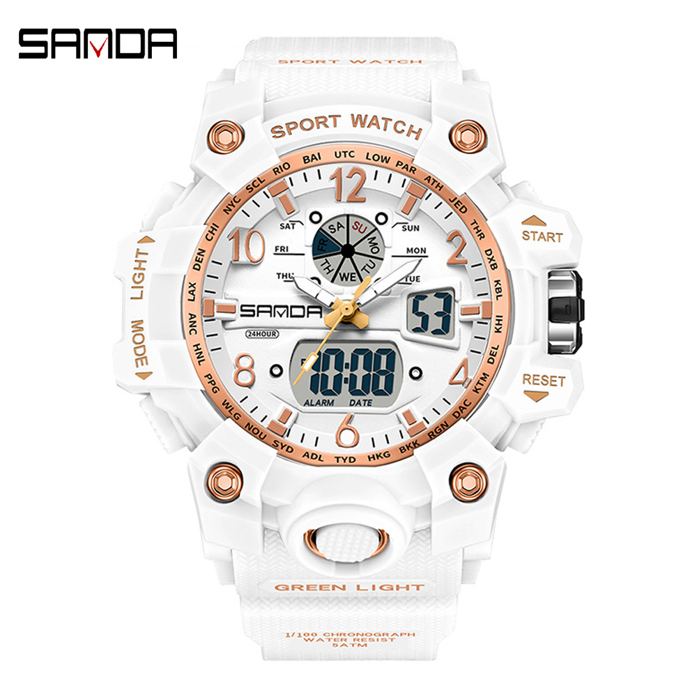 Home Security Electronics - SANDA lüks marka kadın dijital-analog saatler