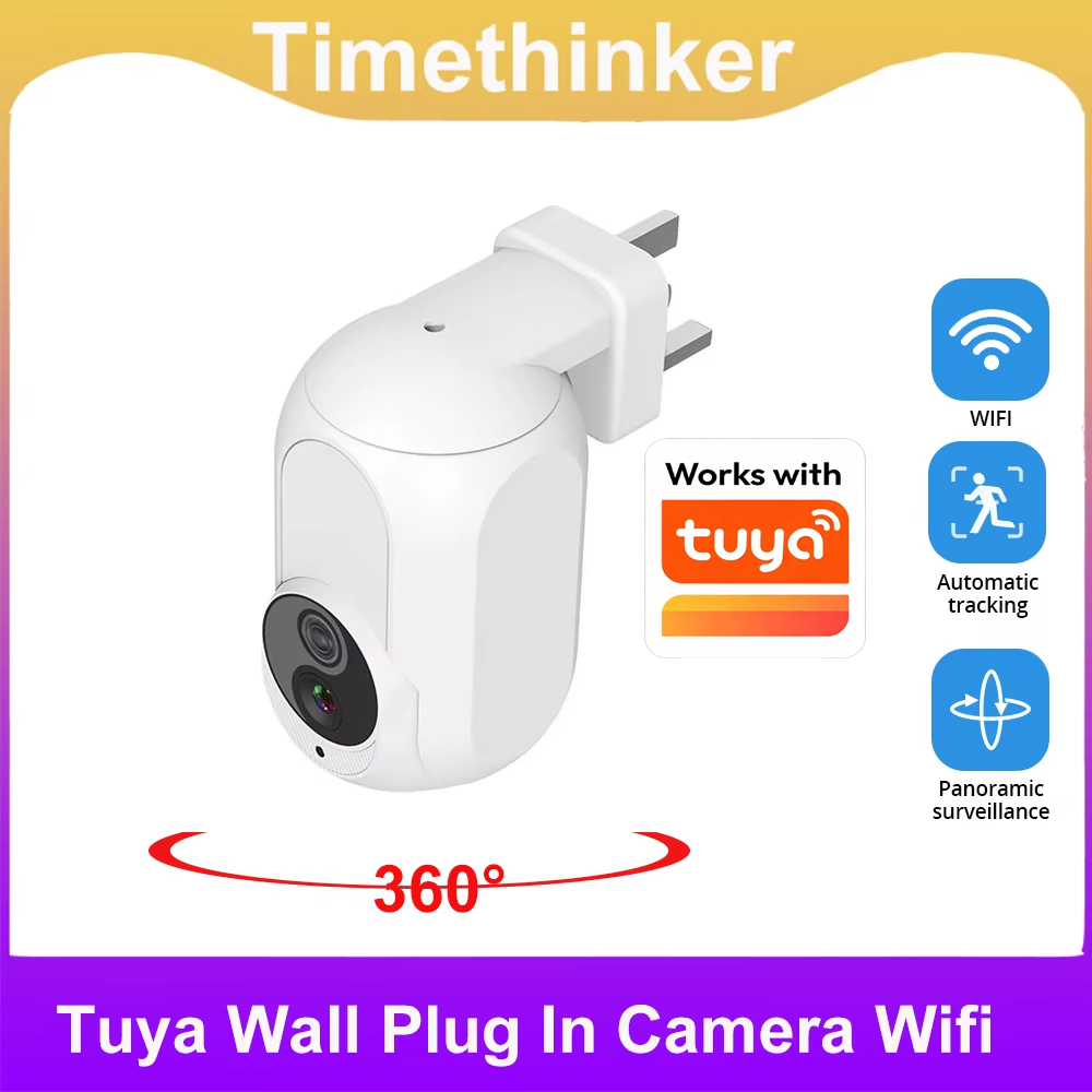 Home Security Google Camera - Tuya Duvar Tipi Wifi 360 Kamera