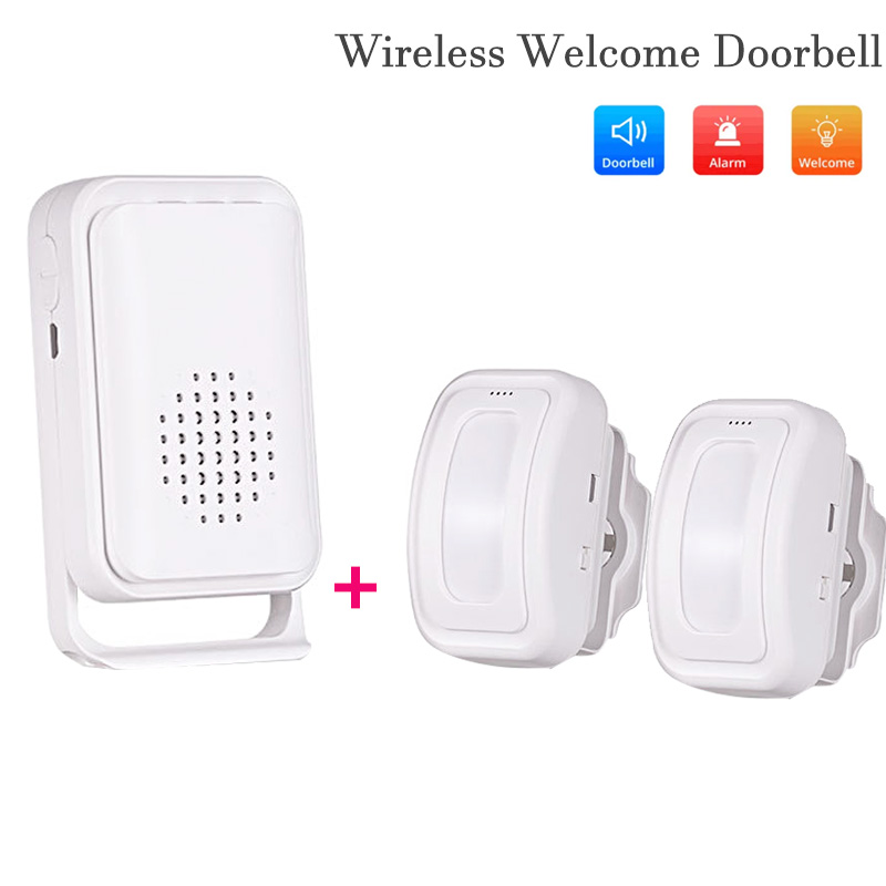 Home Security Gadgets - Kablosuz hoşgeldiniz kapı zili ev dükkanı