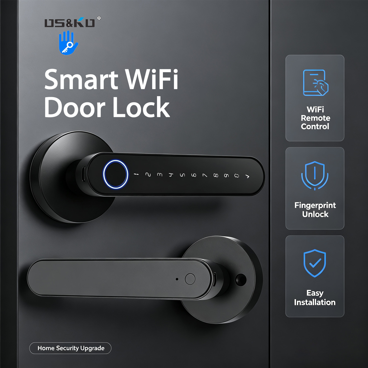 Home Security Keypad - TTLock Akıllı Dijital Kapı Kilidi, 5