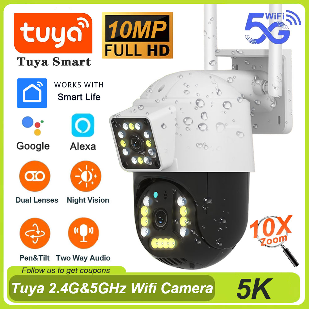 Home Security Google Camera - Tuya Çift lensli 5G Wifi Dış