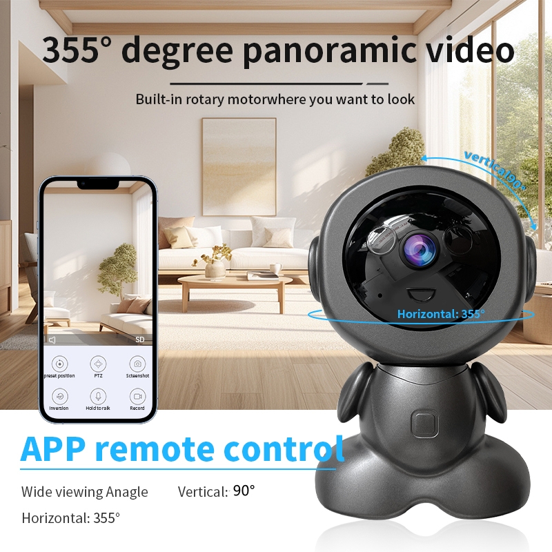 8MP Wifi Gözetim Robot Kameras - Home Security Robot incelemesi ve fiyatı