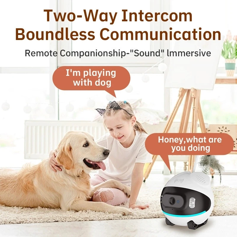 2MP 1080P Ubox APP Akıllı Evci - Home Security Robot Dog incelemesi ve fiyatı
