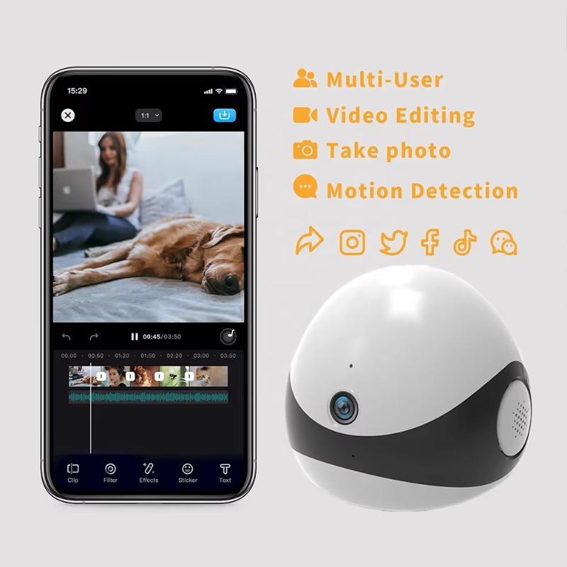 Kablosuz 2K HD Mobil Evcil Hay - Home Security Robot Dog incelemesi ve fiyatı