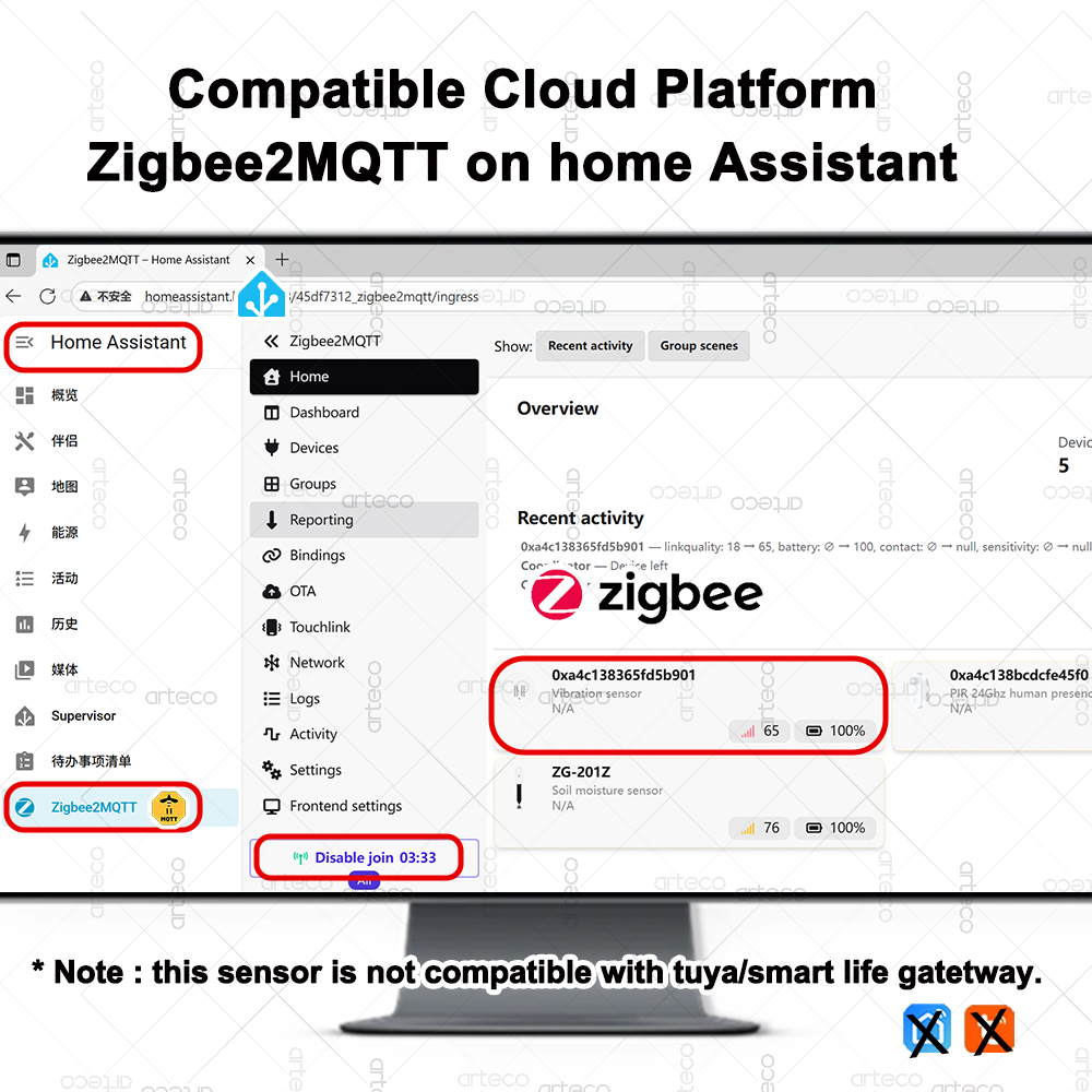 ZigBee Akıllı Titreşim Sensörü - Home Security And Monitoring incelemesi ve fiyatı