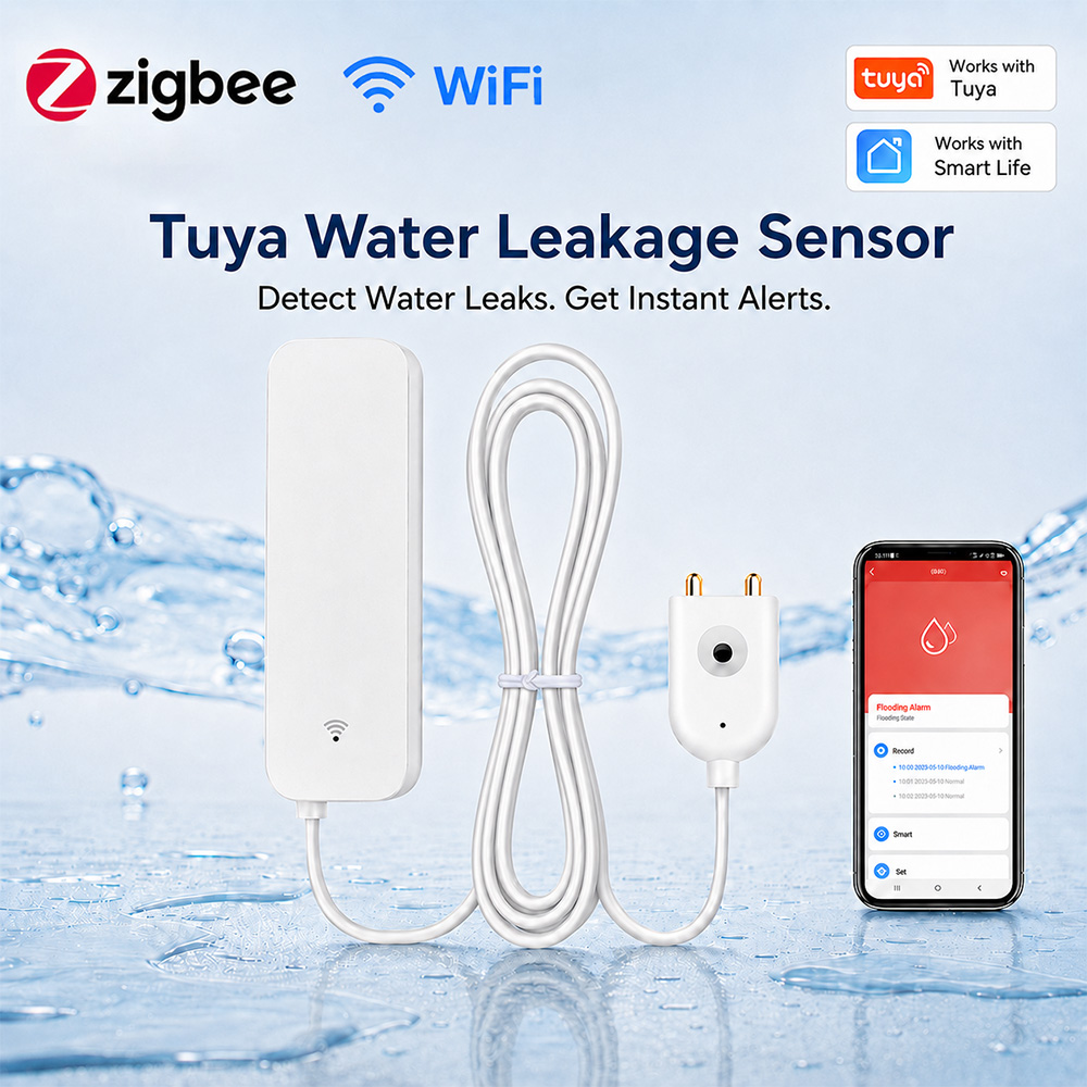 ZigBee WiFi Su Kaçak Sensörü S - Home Security Gadgets incelemesi ve fiyatı