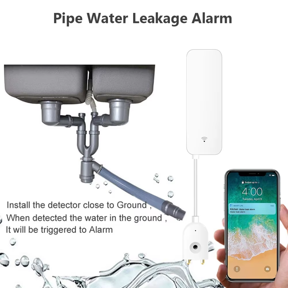 ZigBee WiFi Su Kaçak Sensörü S - Home Security Gadgets incelemesi ve fiyatı