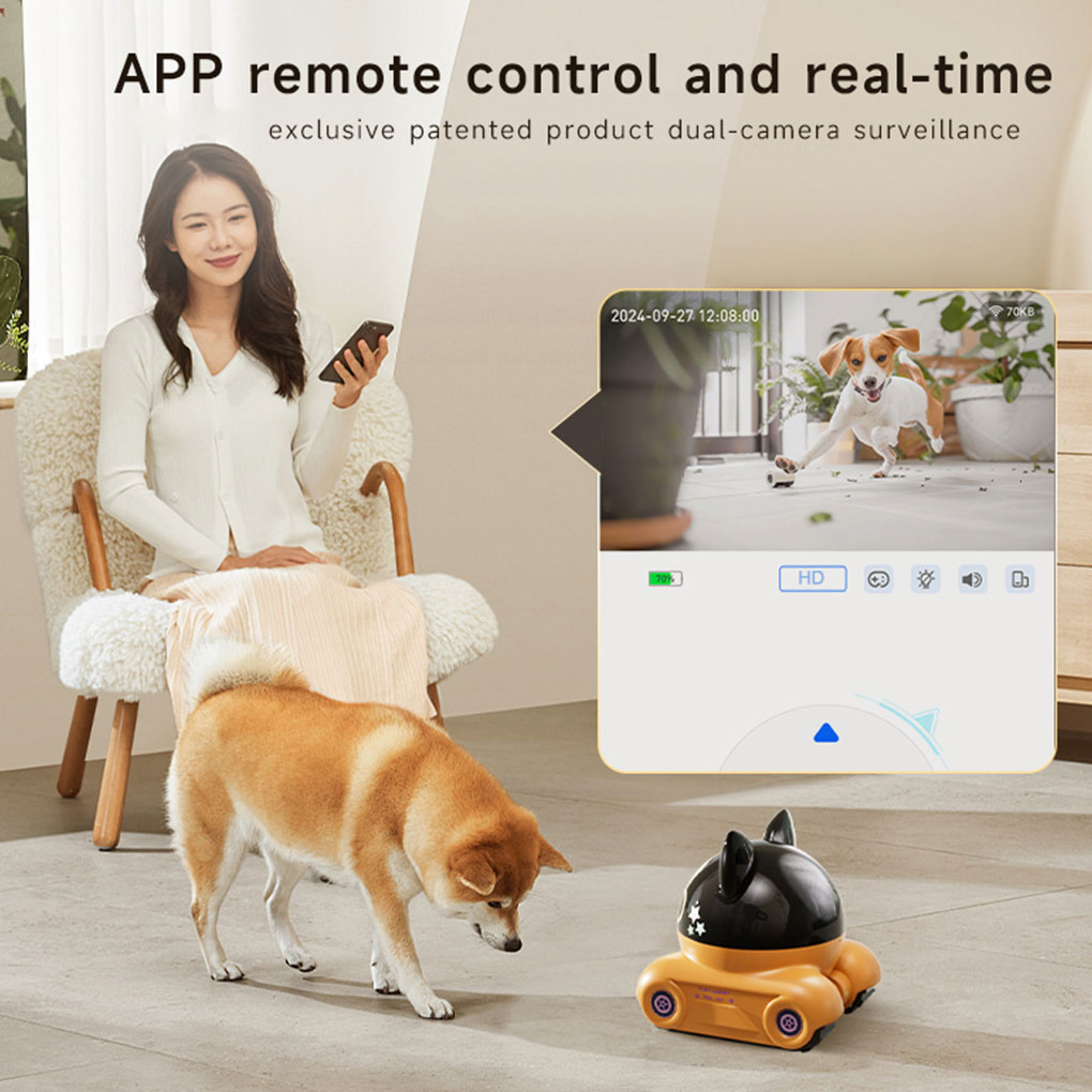 300w HD Lens Robot Kamera APP  - Home Security Robot Dog incelemesi ve fiyatı