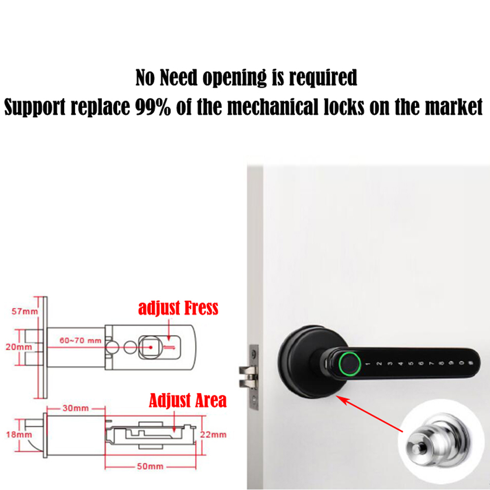 TTLock Akıllı Bluetooth Parmak - Home Security Keypad incelemesi ve fiyatı