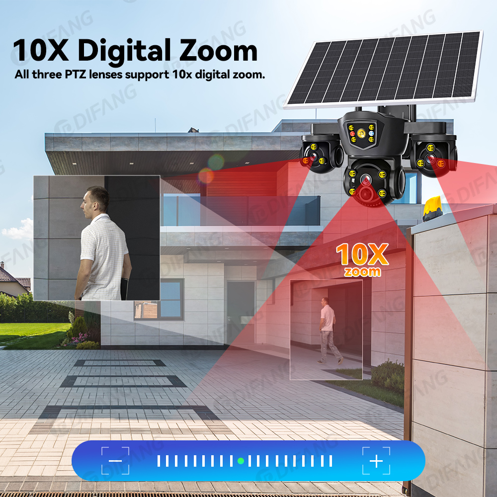 V380 Pro Yeni 20MP WIFI Güneş  - Home Security Outdoor Camera System incelemesi ve fiyatı