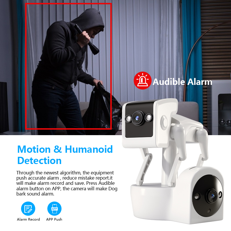 1080P 5G Çift Lens Robot Köpek - Home Security Robot Dog incelemesi ve fiyatı
