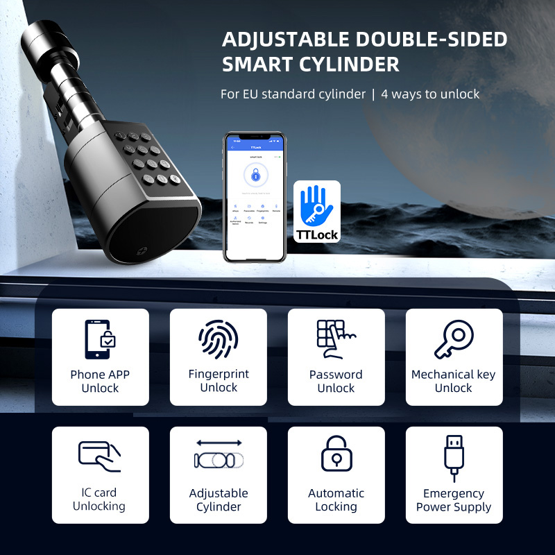 Akıllı Euro Silindirik Kapı Ki - Home Security Keypad incelemesi ve fiyatı