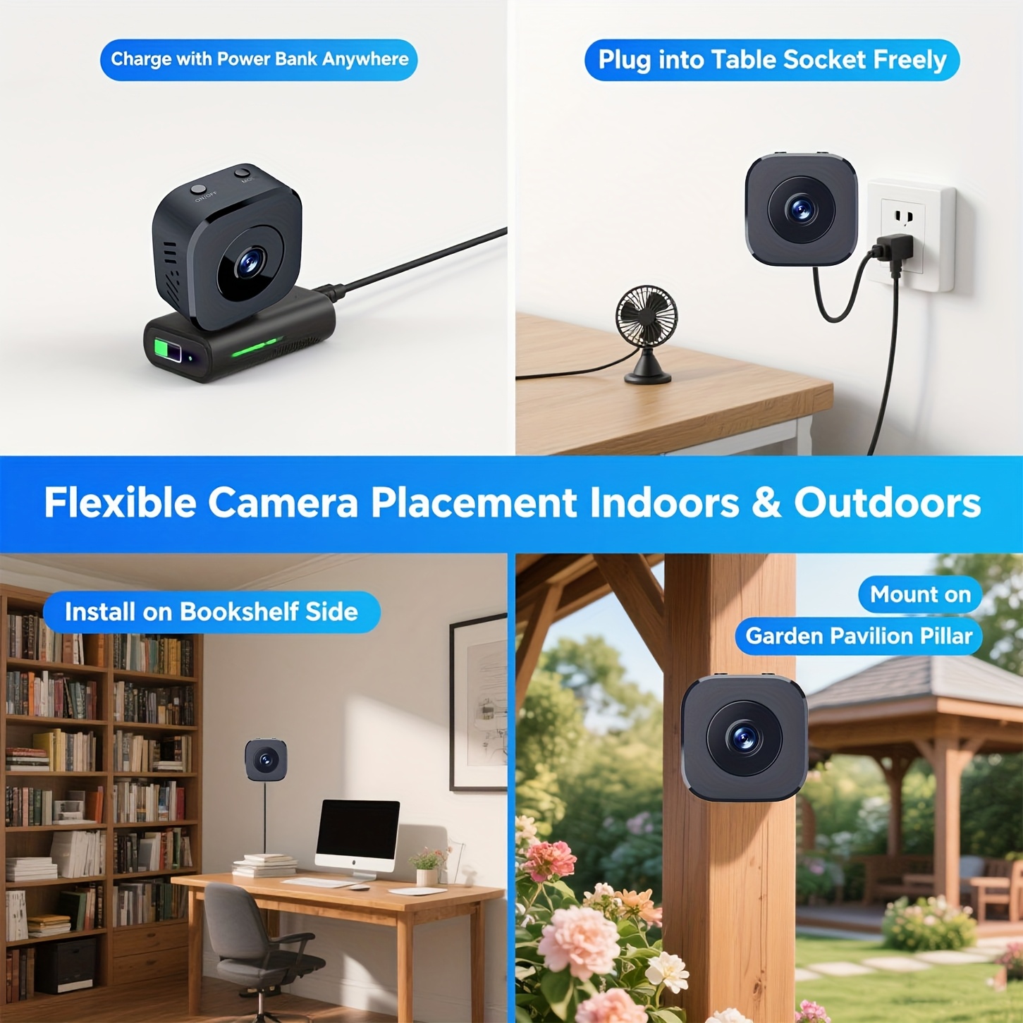 1080P HD Mini WiFi Kamera Kapa - Home Security And Monitoring incelemesi ve fiyatı