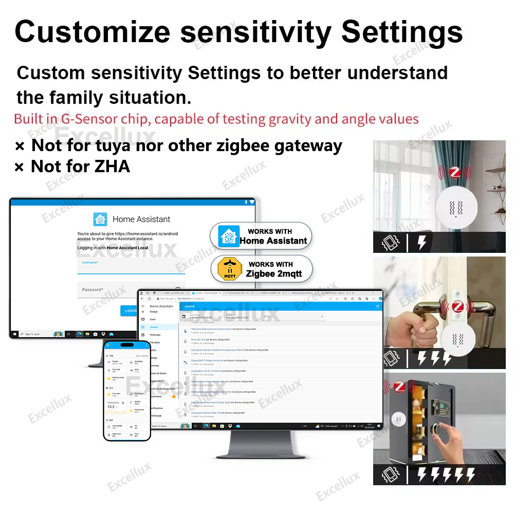Zigbee 3.0 Akıllı Titreşim Sen - Home Security Gadgets incelemesi ve fiyatı