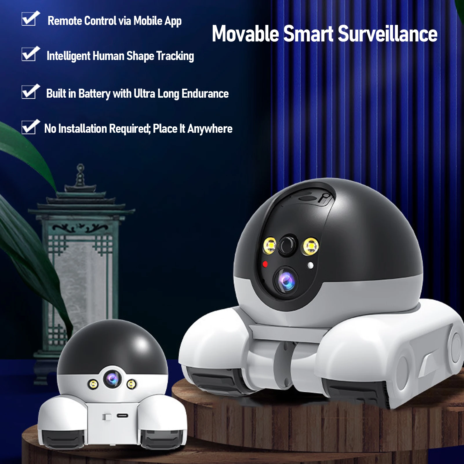 Kapalı Güvenlik Kamerası 2MP Ç - Home Security Robot Dog incelemesi ve fiyatı