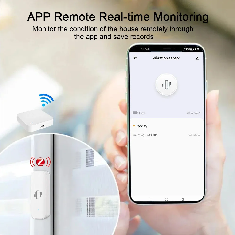 Tuya WiFi/Zigbee akıllı titreş - Home Security And Monitoring incelemesi ve fiyatı
